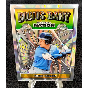 2025 Theo Gillen 5/15 Bonus Baby Tampa Bay Rays Top Prospect